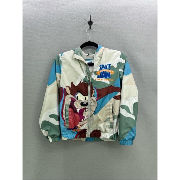 Members Only Space Jam A New Legacy Kids Camo Tune Squad Jacket Multicolor 10/12 - Picture 1 of 8